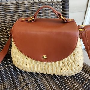 Beautiful Wicker Top Handle bag by Nordstrom 🤎